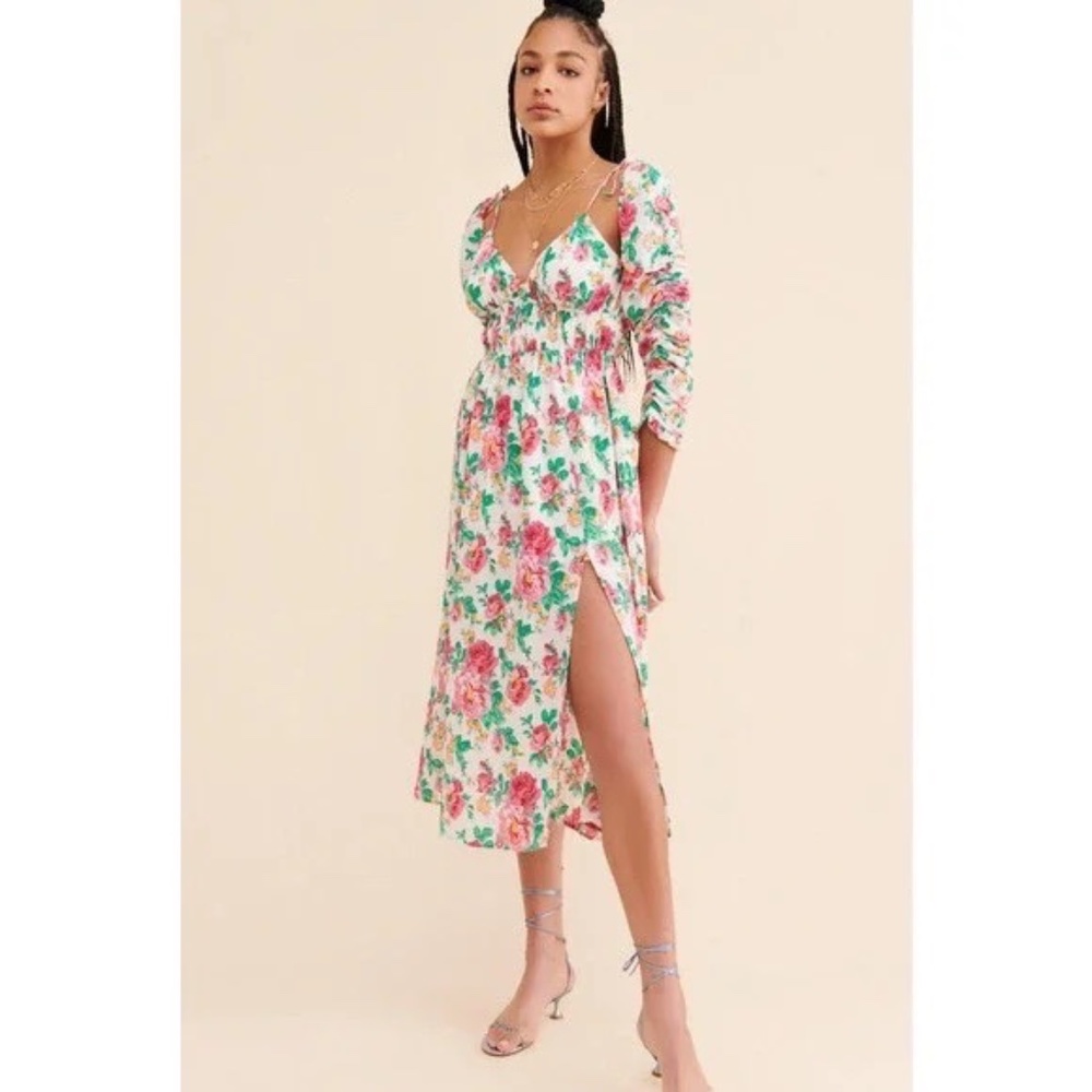🩵TRADE 🩵 For Love & Lemons Becca Midi Dress